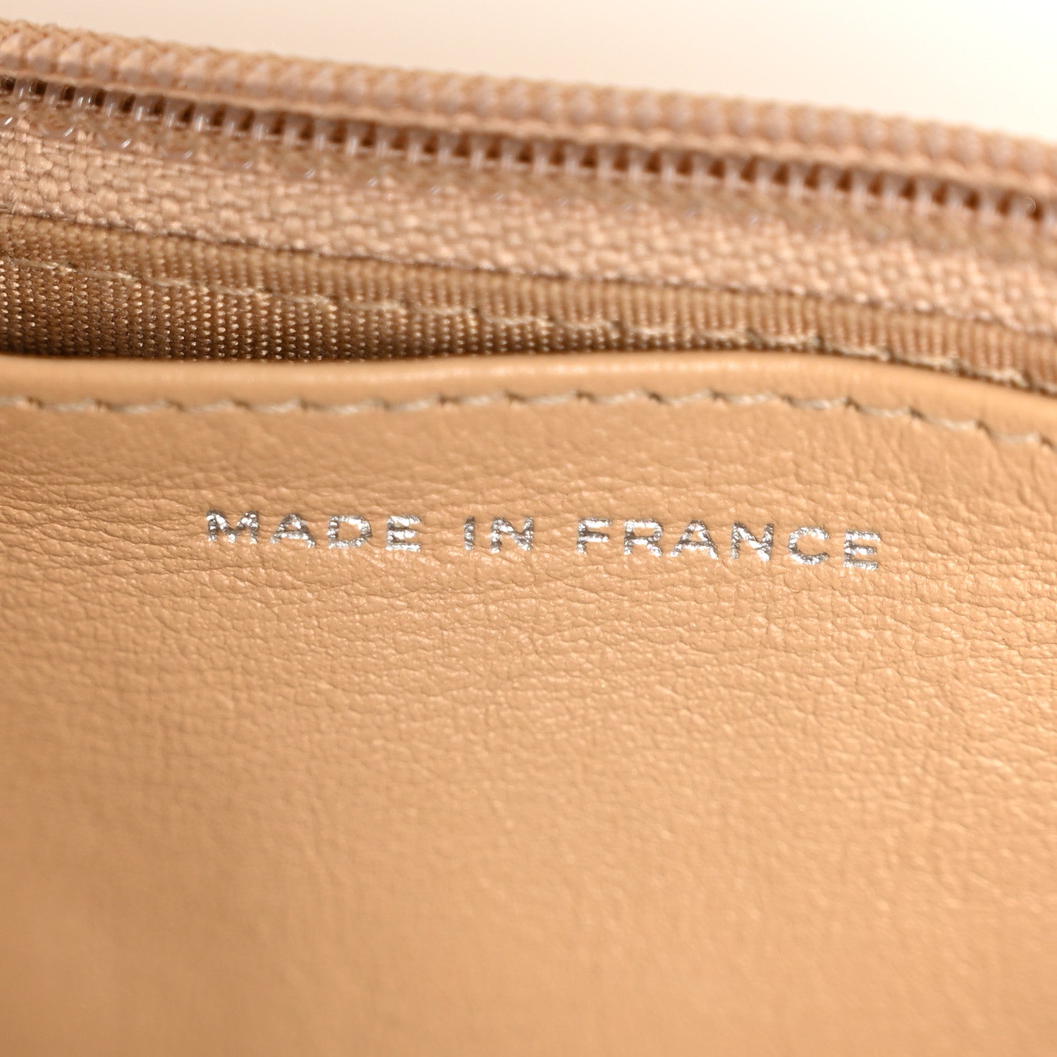 Chanel Caviar Quilted Boy Wallet On Chain WOC Dark Beige 7 of 13