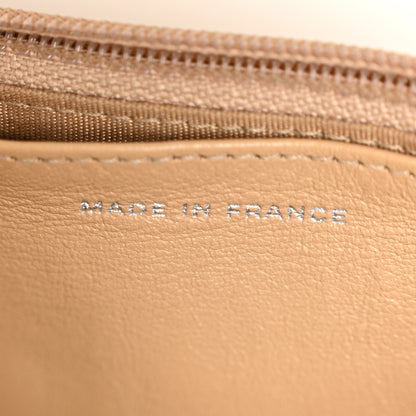 Chanel Caviar Quilted Boy Wallet On Chain WOC Dark Beige 7 of 13