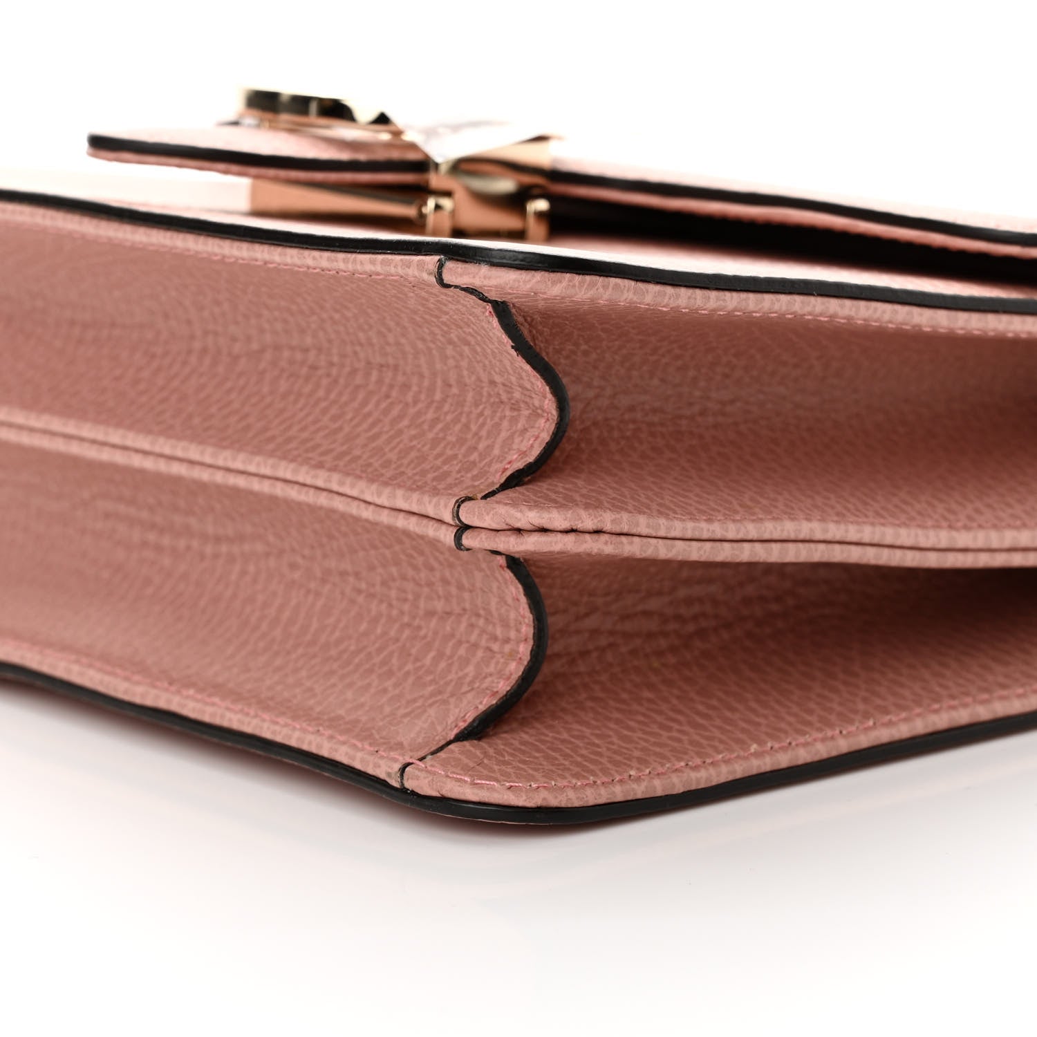 Gucci Dollar Calfskin Small Interlocking G Shoulder Bag Soft Pink 10 of 10
