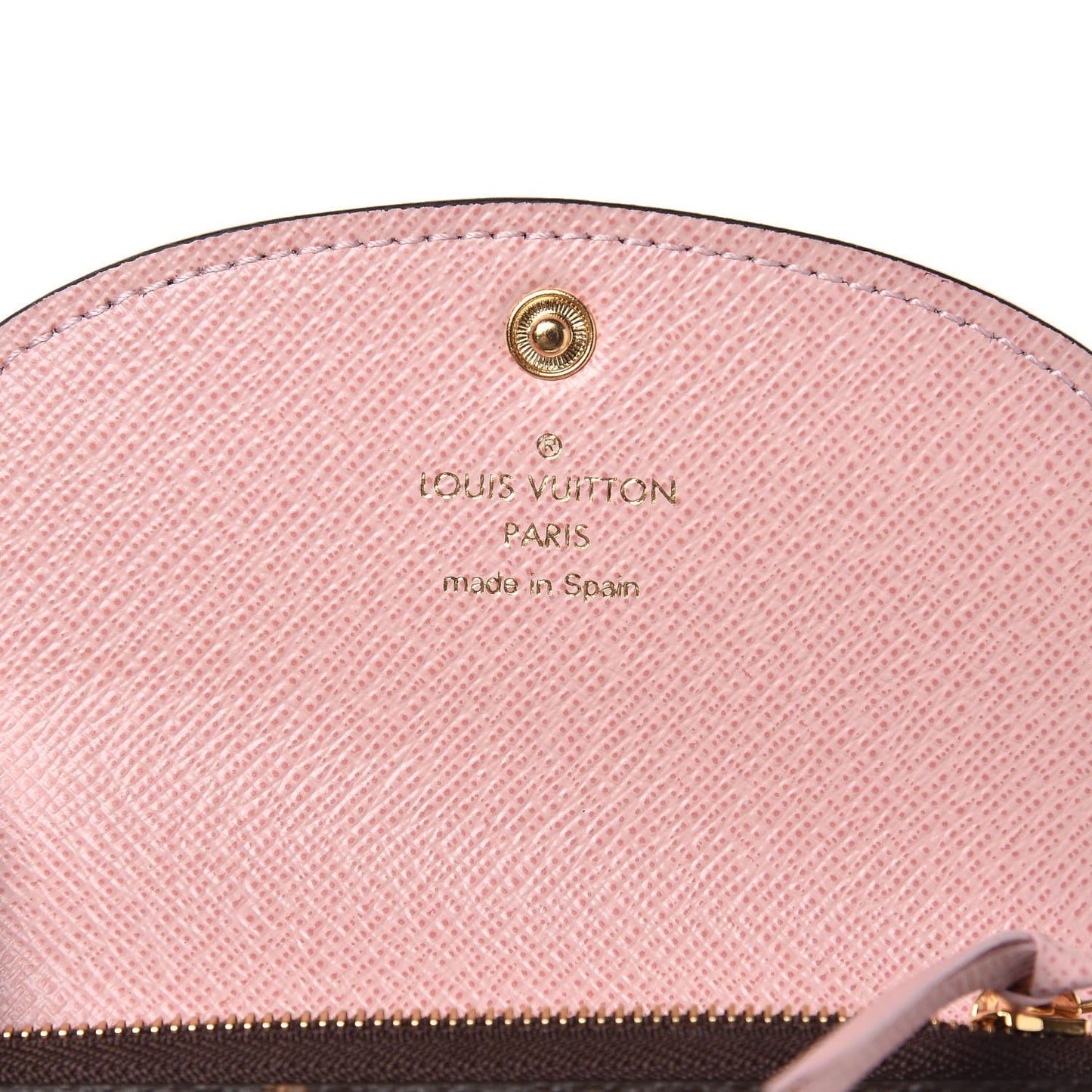 Monogram Rosalie Coin Purse Rose Ballerine