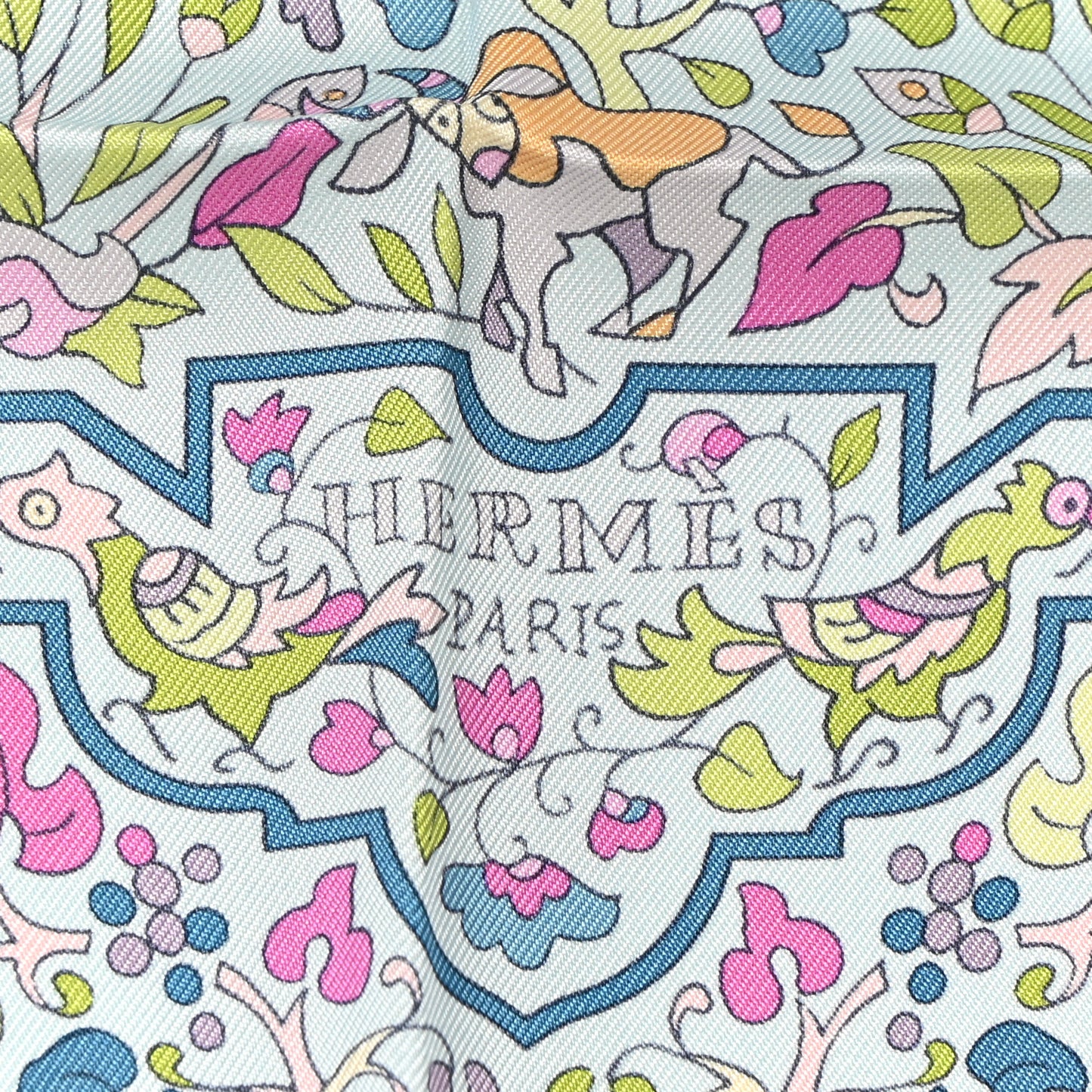 Silk Les Jardins D'Armenie Scarf 90