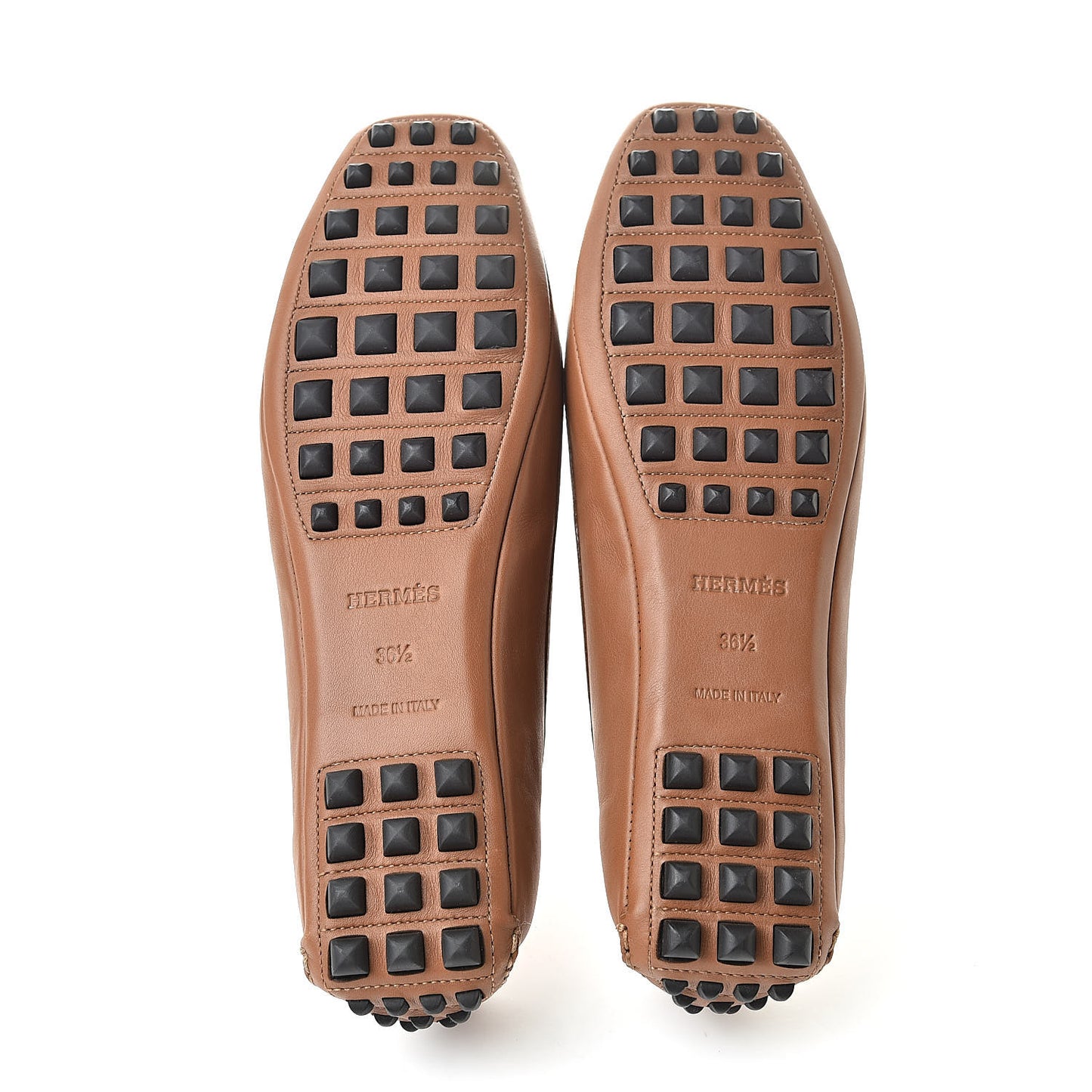 Calfskin Liberty Ballerina Flats 36.5 Gold