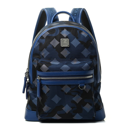 MCM Nylon Camo Dieter Small Backpack Estate Blue 1 of 4