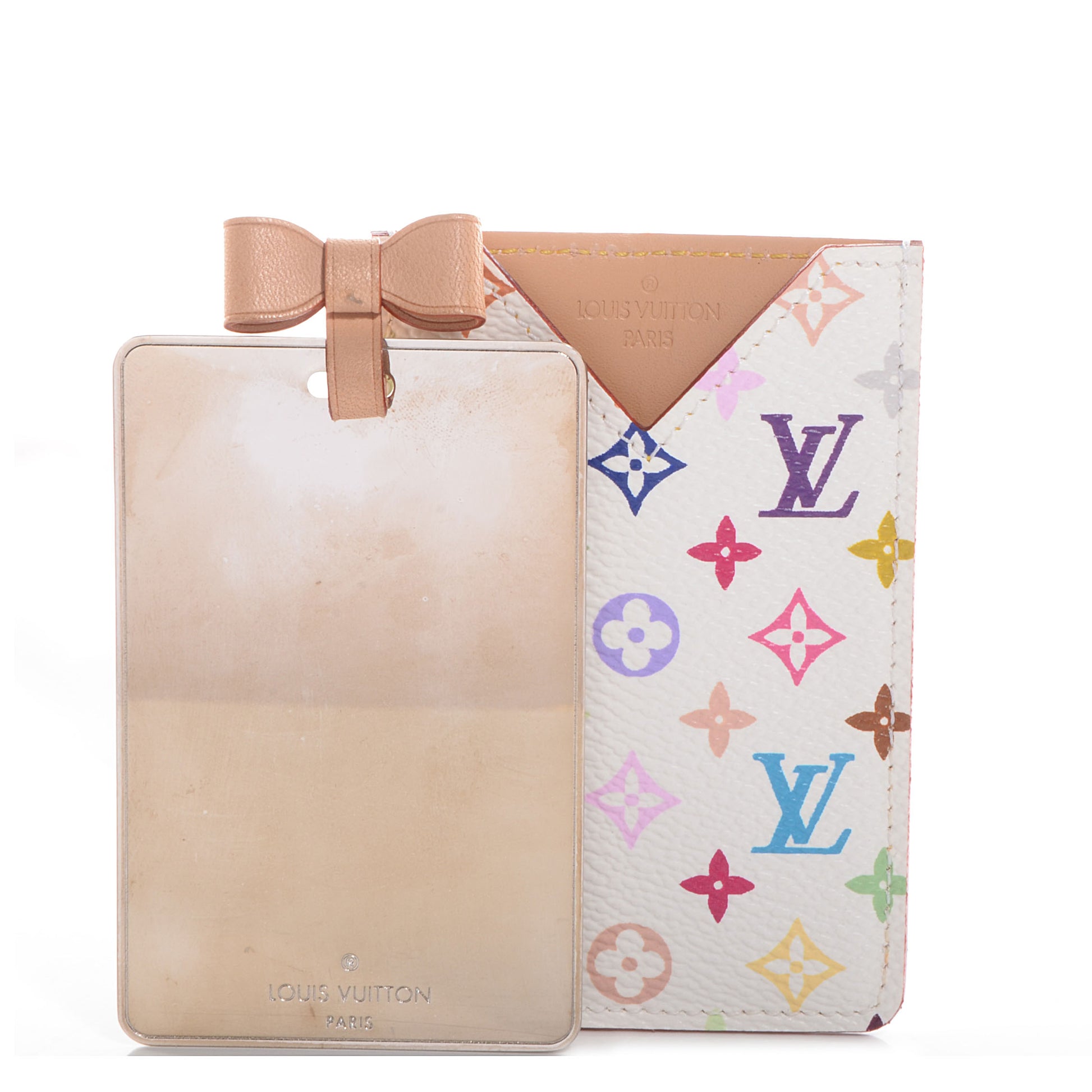 Louis Vuitton Monogram Multicolor Mirror and Case Pouch White 7 of 7