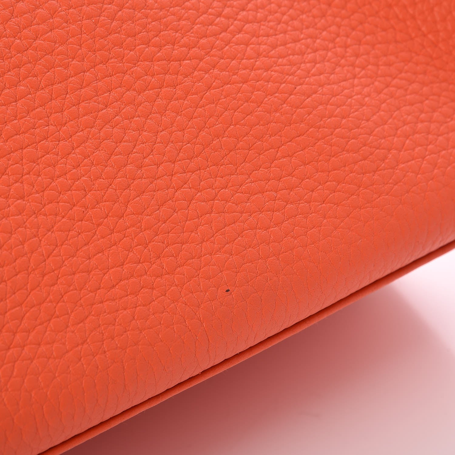 Hermes Taurillon Clemence Kelly Retourne 28 Orange Poppy 34 of 34