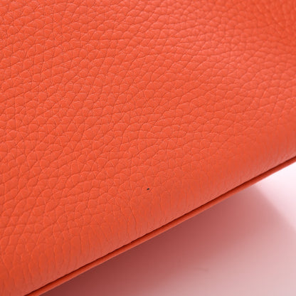 Hermes Taurillon Clemence Kelly Retourne 28 Orange Poppy 34 of 34