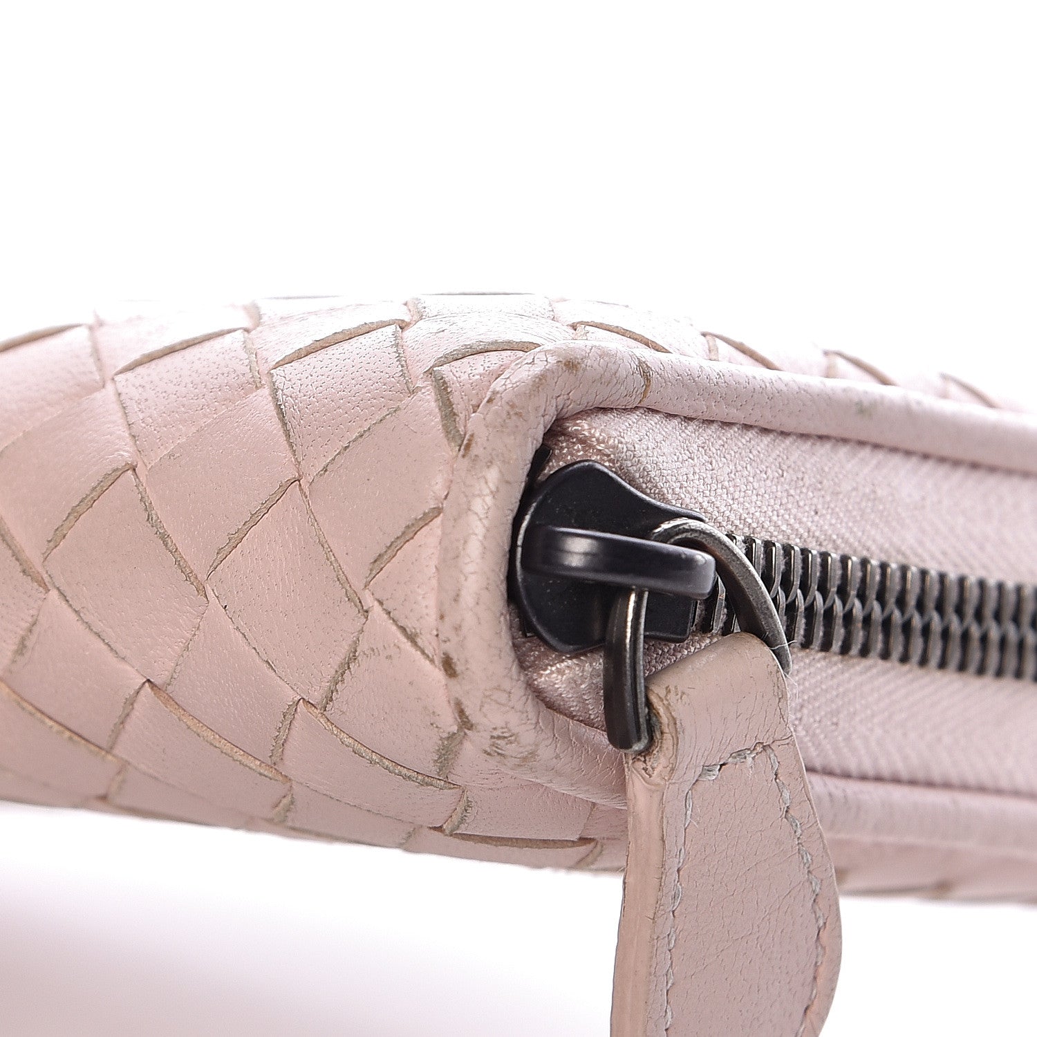 Bottega Veneta Nappa Intrecciato Zip Around Wallet Lotus 13 of 17