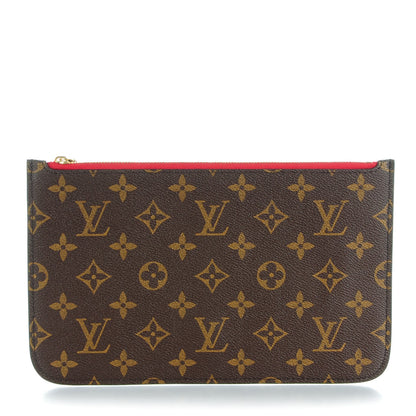 Louis Vuitton Monogram Neverfull MM GM Pochette Cherry 1 of 7
