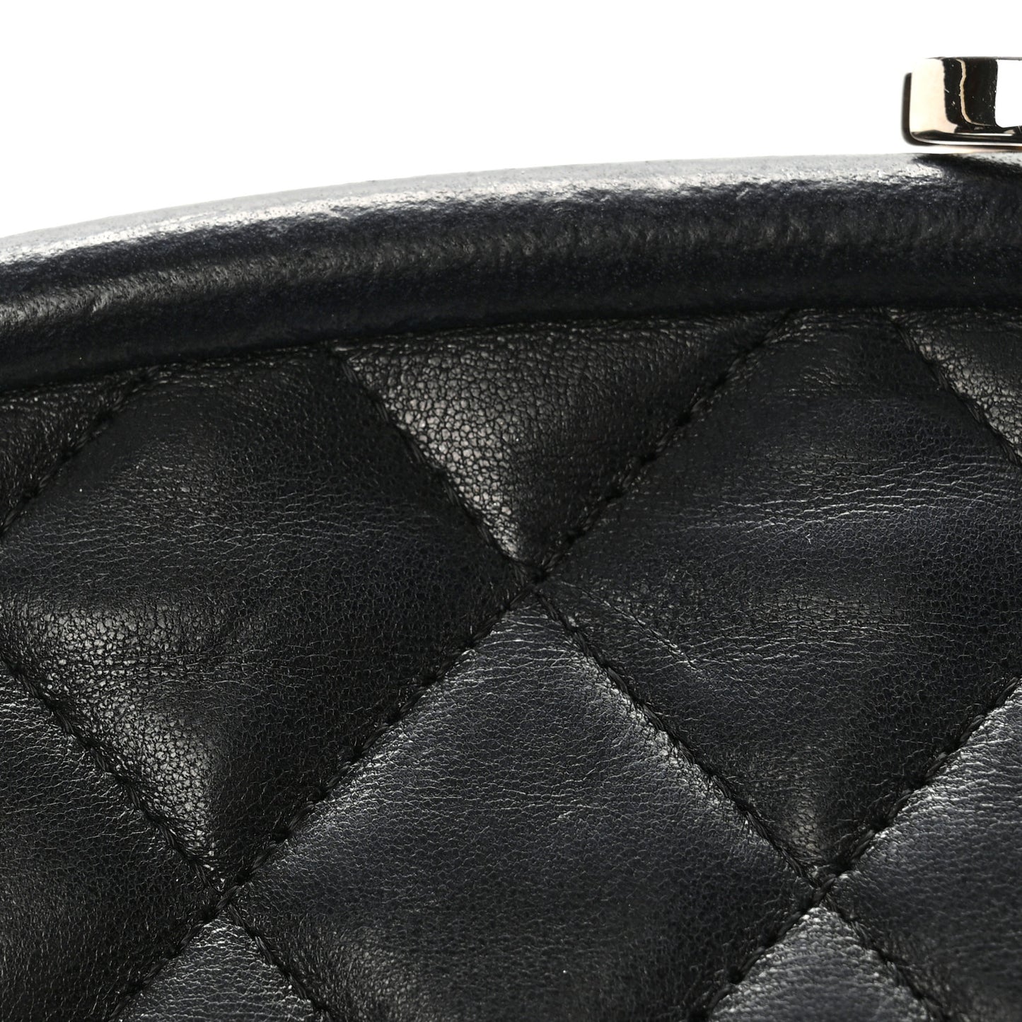 Lambskin Quilted Timeless Clutch Black