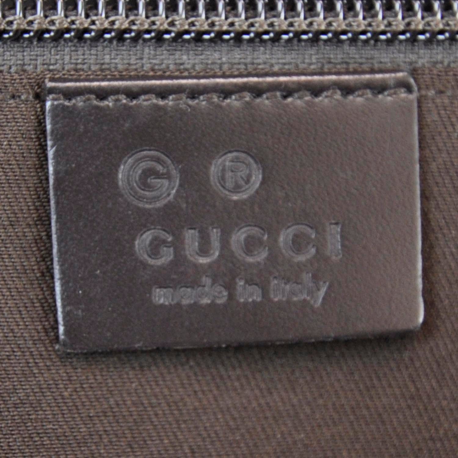 Gucci Monogram Large Duffle Bag Brown 9 of 11