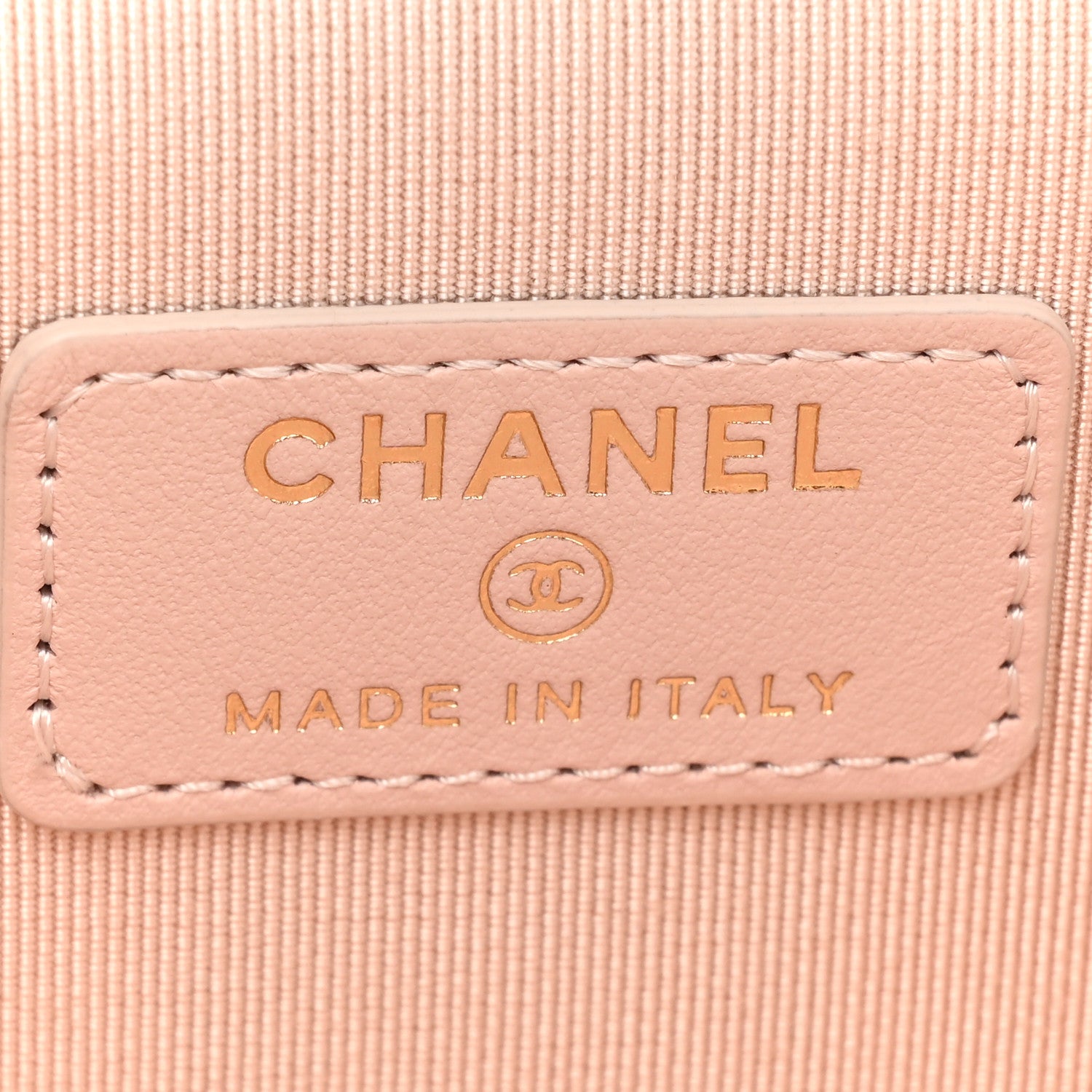 Chanel Caviar Quilted Mini Vanity Case With Chain Light Pink 6 of 9