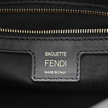 Fendi Nappa FF 1974 Embossed Baguette Black 6 of 10
