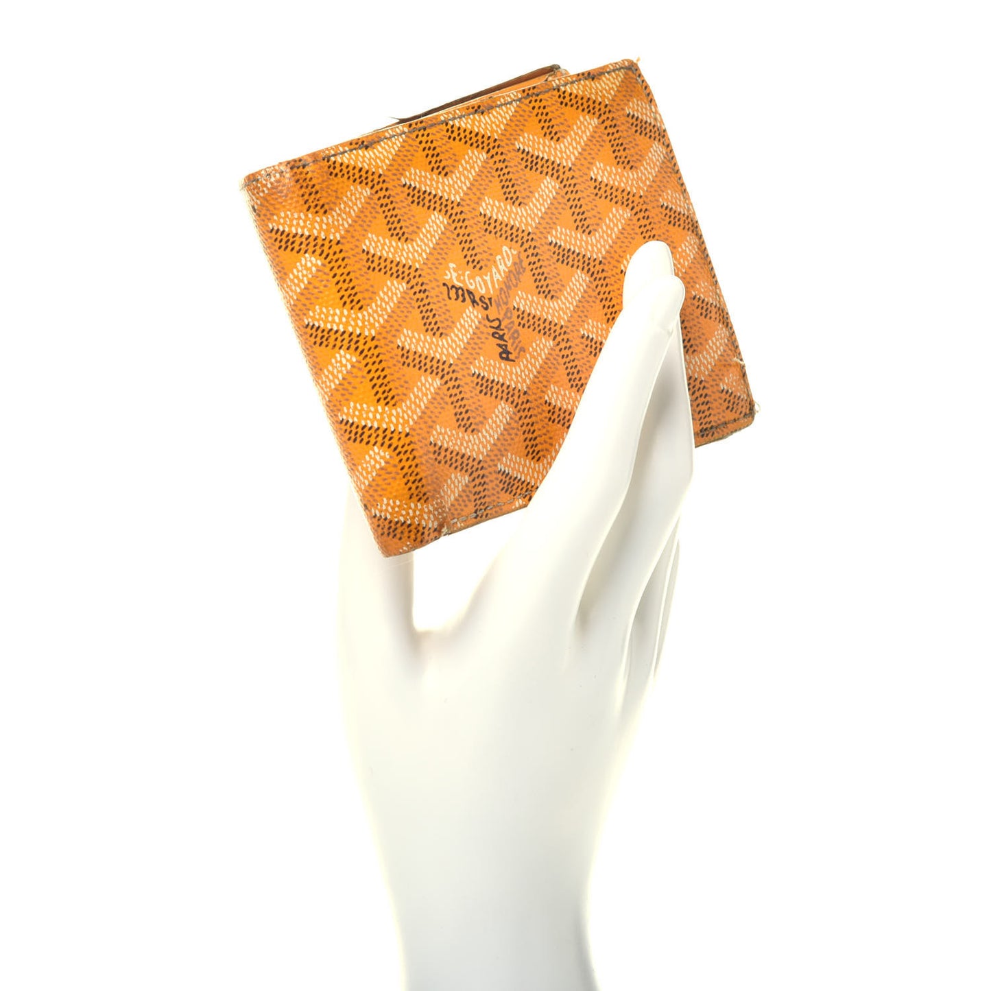 Goyardine Bi-Fold Victoire PM Wallet Yellow