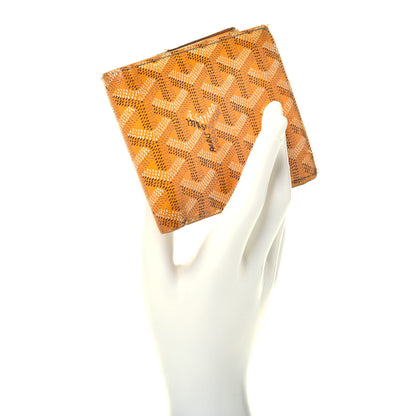 Goyard Goyardine Bi-Fold Victoire PM Wallet Yellow 2 of 10