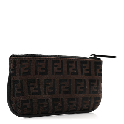 Fendi Zucchino Spalmati Forever Coin Pouch Key Case Nocciola 3 of 6