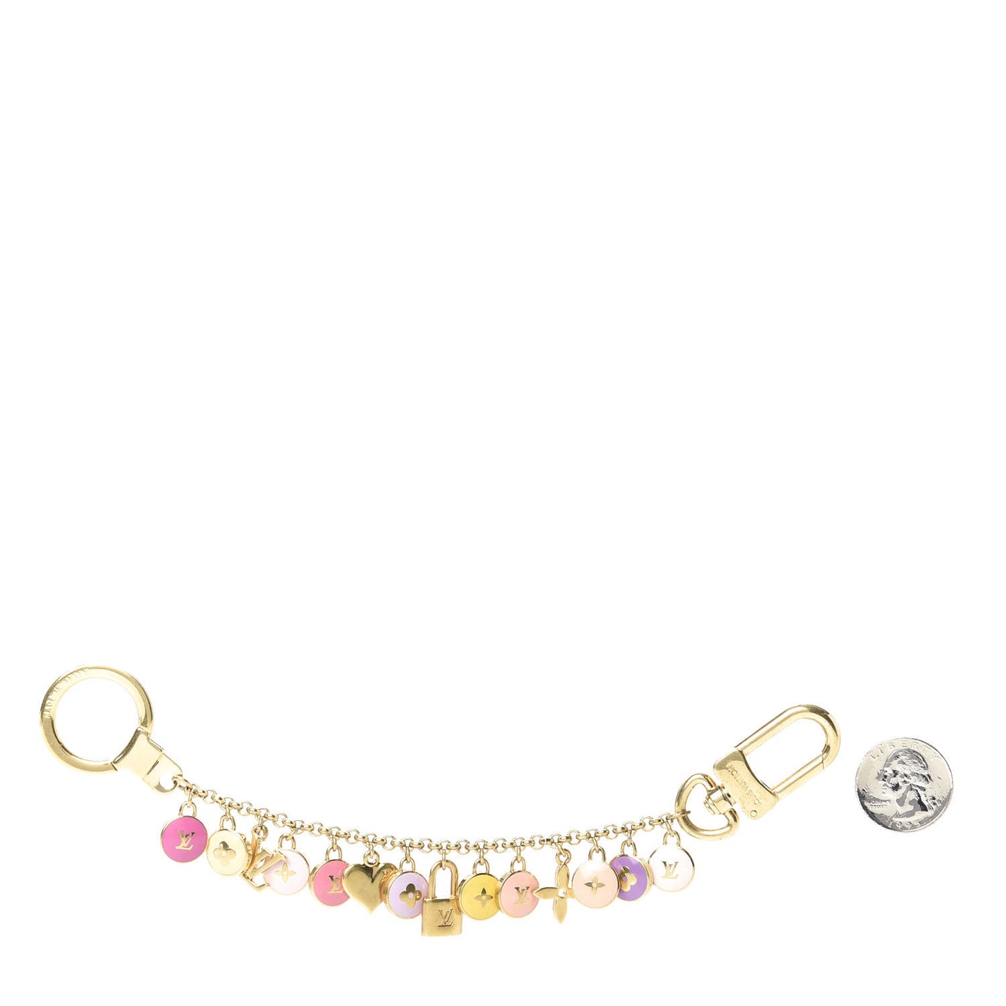 Pastilles Key Chain Bag Charm Multicolor