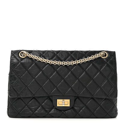 Chanel Aged Calfskin Quilted 2.55 Reissue 226 Flap Black 1 of 13