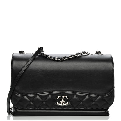Chanel Calfskin Jumbo Tramezzo Flap Black 1 of 7
