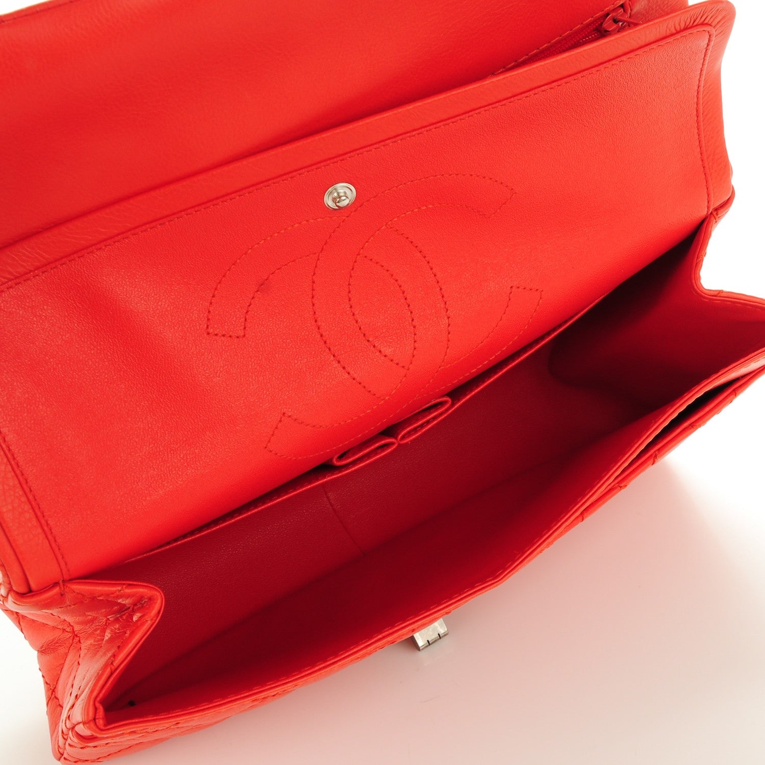 Chanel Aged Calfskin Quilted 2.55 Reissue 226 Flap Red 7 of 7