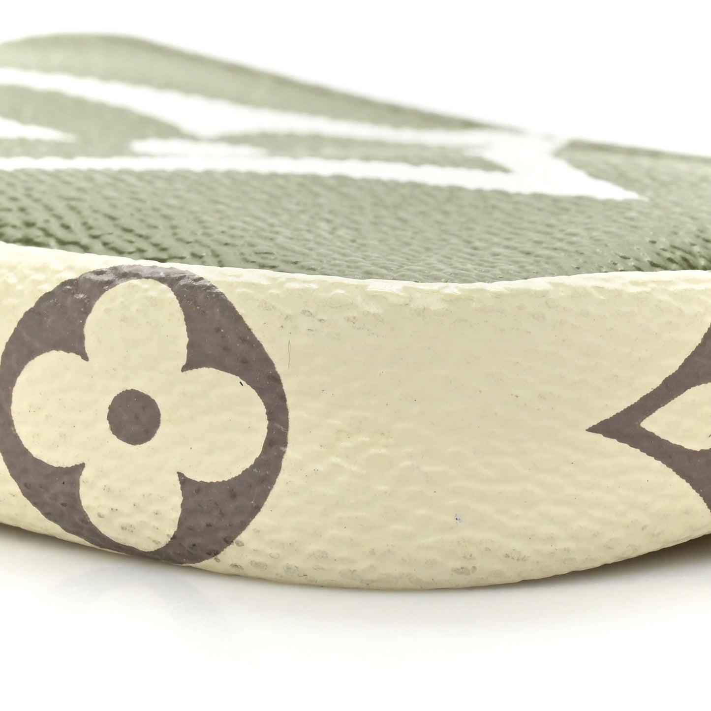 Monogram Giant Micro Pochette Accessories Kaki White