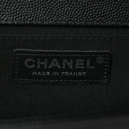 Chanel Caviar Quilted Medium Boy Flap Black 6 of 9