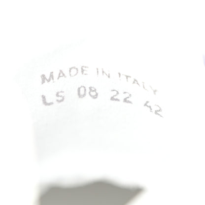 Christian Dior Metallic Oblique Jacquard Mens B23 High Top Sneakers 42 Grey 8 of 9