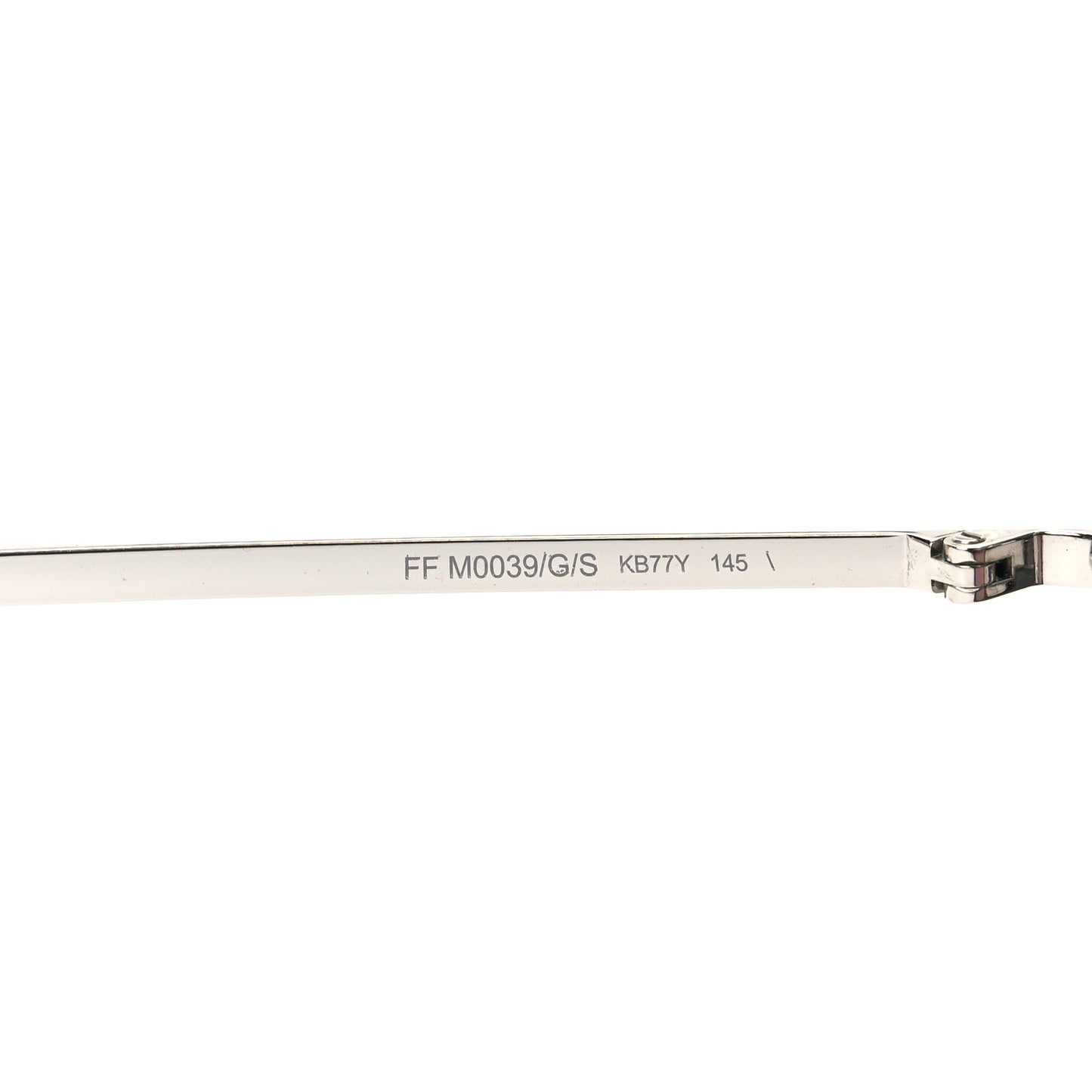 FF Fabulous Shield Sunglasses FF M0039/G/S Grey Yellow