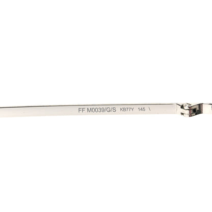 Fendi FF Fabulous Shield Sunglasses FF M0039/G/S Grey Yellow 6 of 7