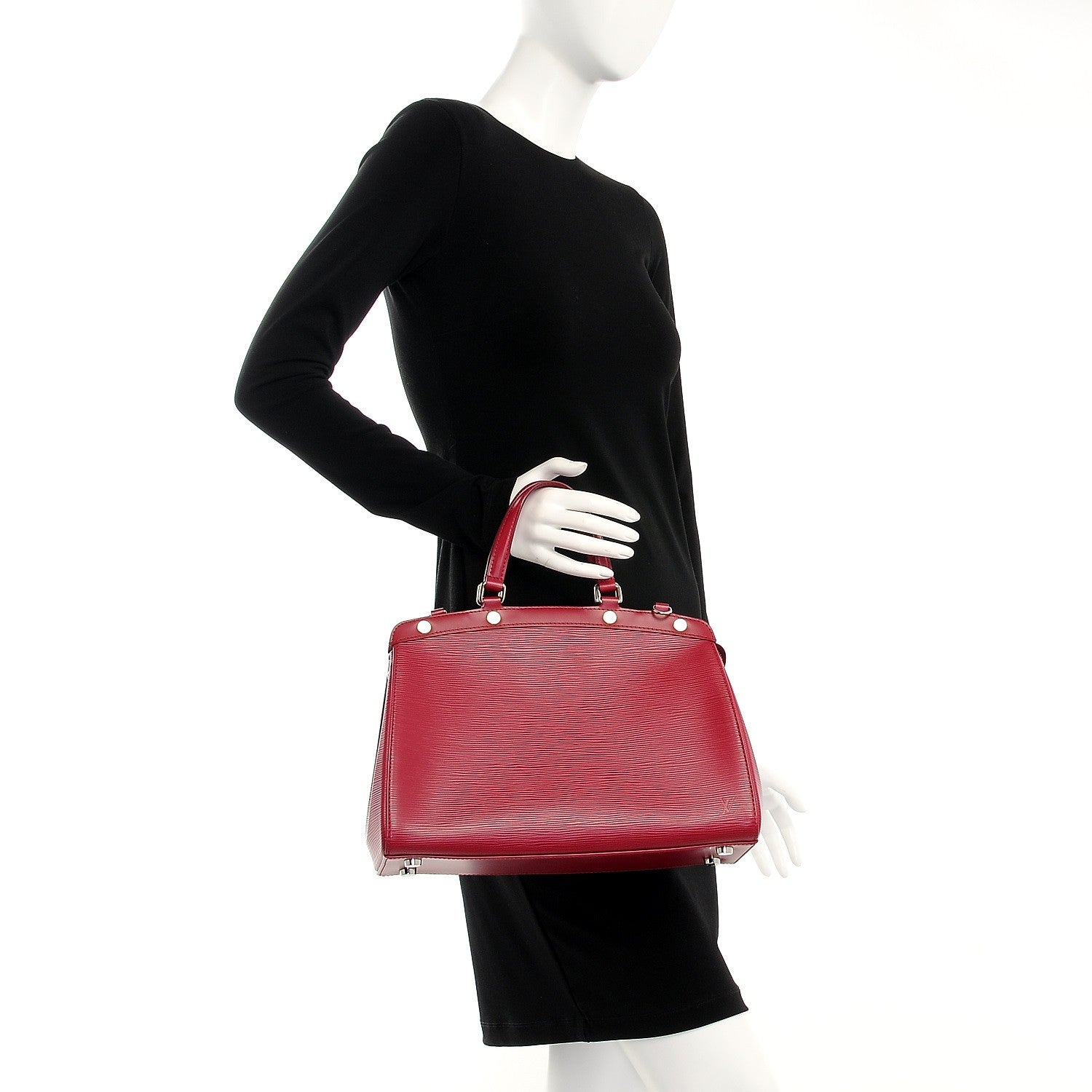 Louis Vuitton Epi Brea MM Fuchsia 2 of 8