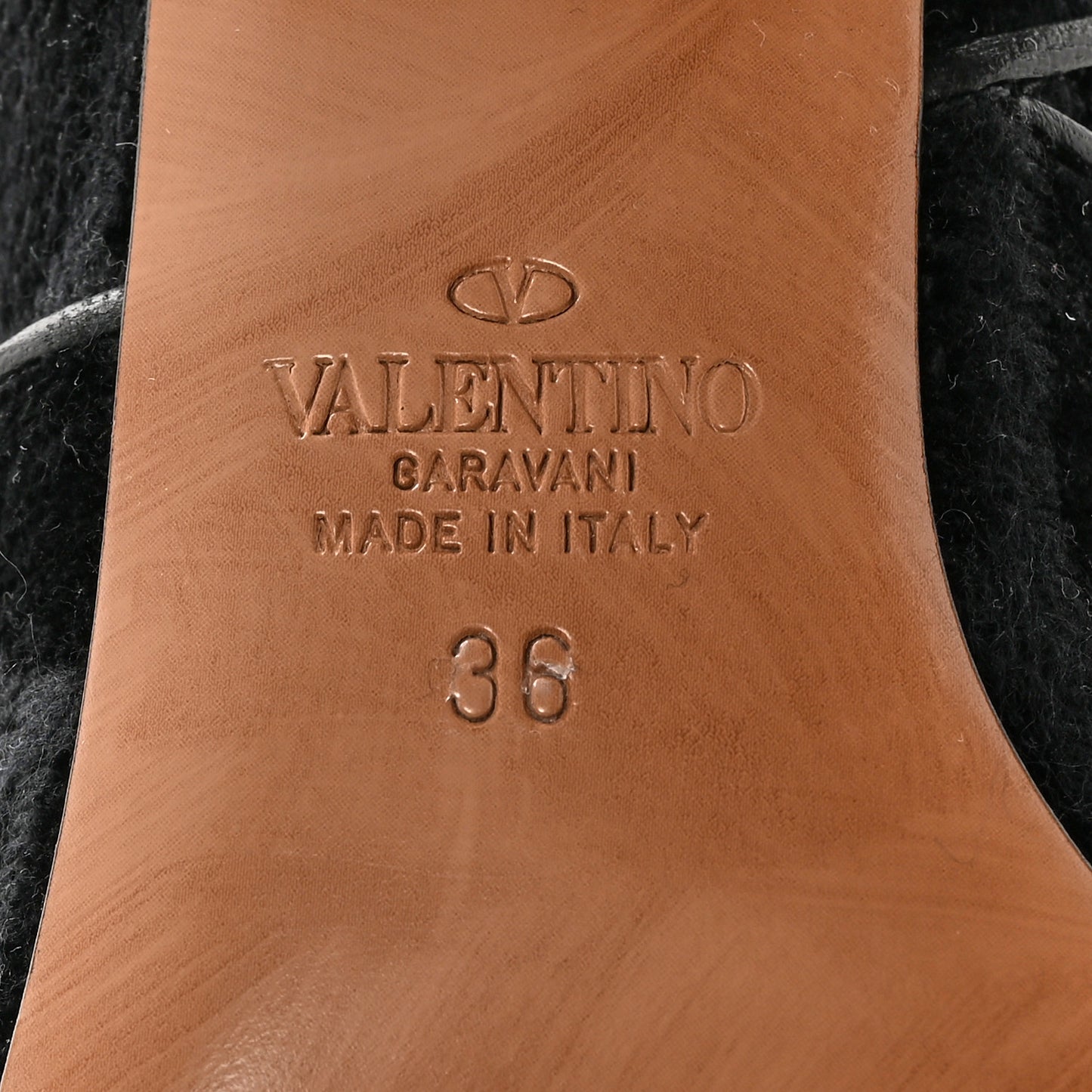 Toile Iconographe Calfskin Vlogo Knee High 30mm Boots 36 Black