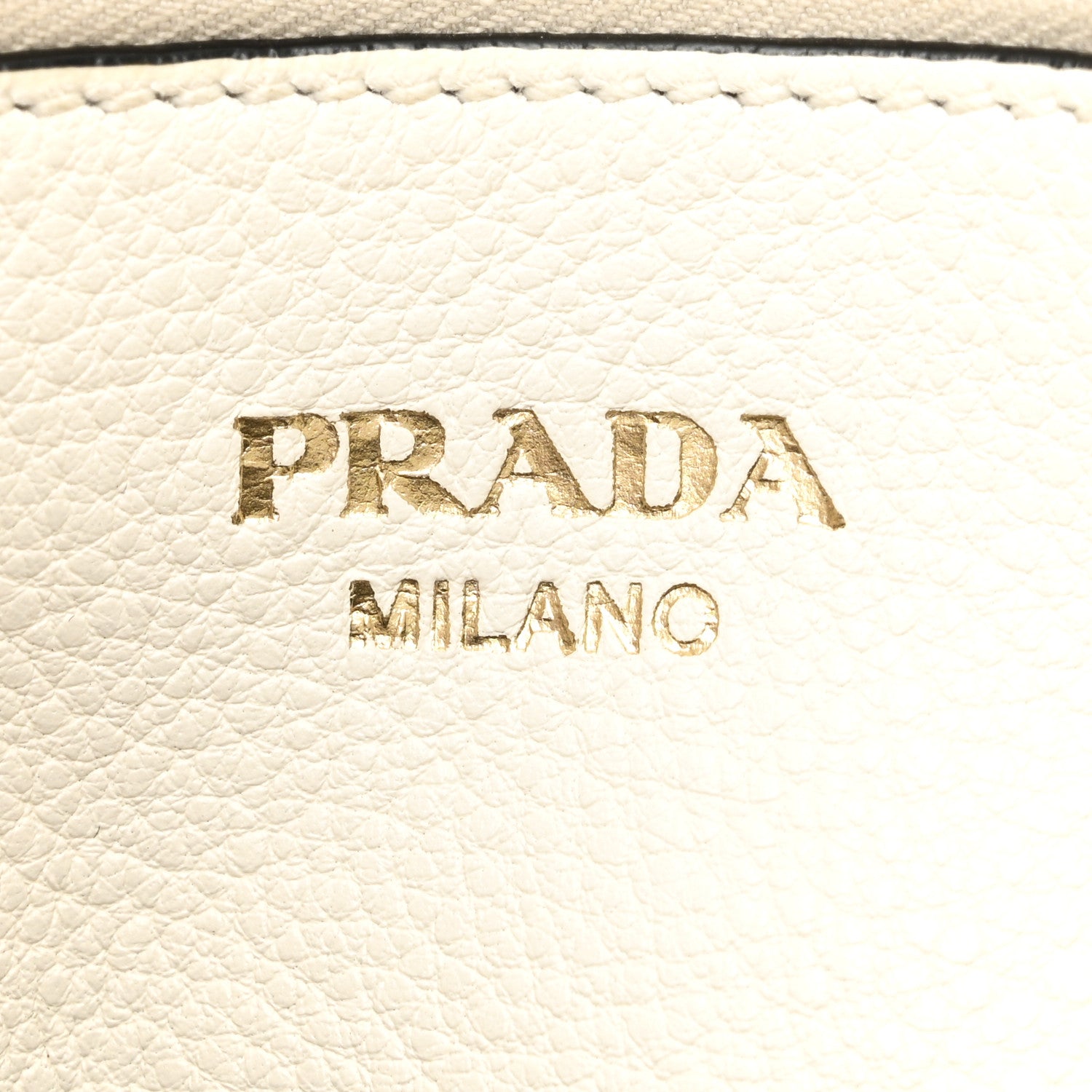 Prada Vitello Daino Flap Crossbody Bianco 6 of 9