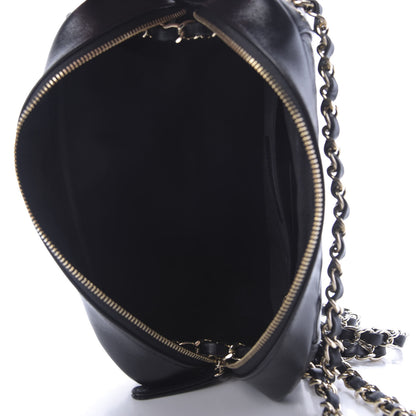 Chanel Calfskin Quilted Daily Chevron Camera Case Black 5 of 9