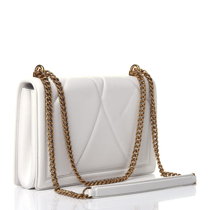 Dolce & Gabbana Calfskin Large Devotion Bag White 2 of 4