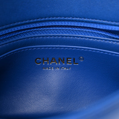 Chanel Lambskin Quilted Mini Pearl Crush Flap Blue 6 of 11