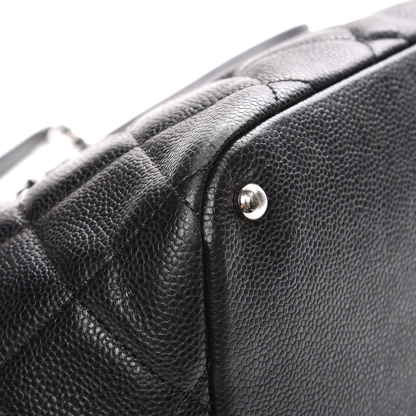 Caviar Quilted Timeless CC Soft Tote Black