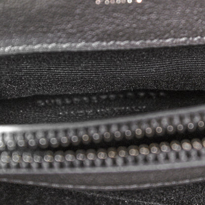Saint Laurent Sheepskin Matelasse Chevron Monogram Medium College Bag Asphalt 10 of 14