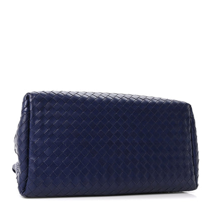 Bottega Veneta Nappa Intrecciato Small Roma Tote Dark Blue 4 of 10