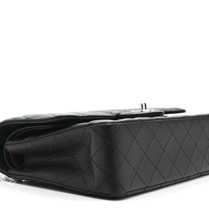 Chanel Caviar Quilted Medium Double Flap Black 9 of 10