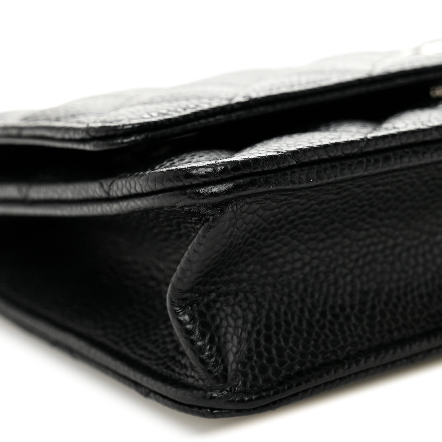 Chanel Caviar Quilted Wallet on Chain WOC Black 10 of 12