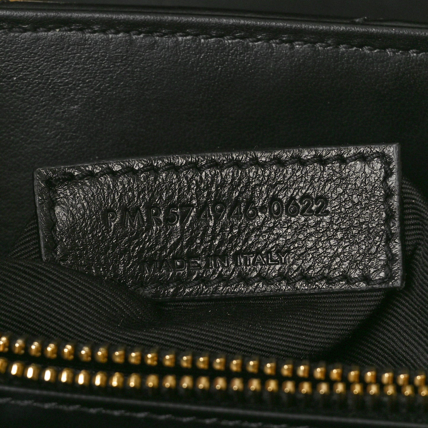 Calfskin Y Quilted Monogram Medium Loulou Chain Satchel Black