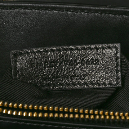 Saint Laurent Calfskin Y Quilted Monogram Medium Loulou Chain Satchel Black 7 of 10