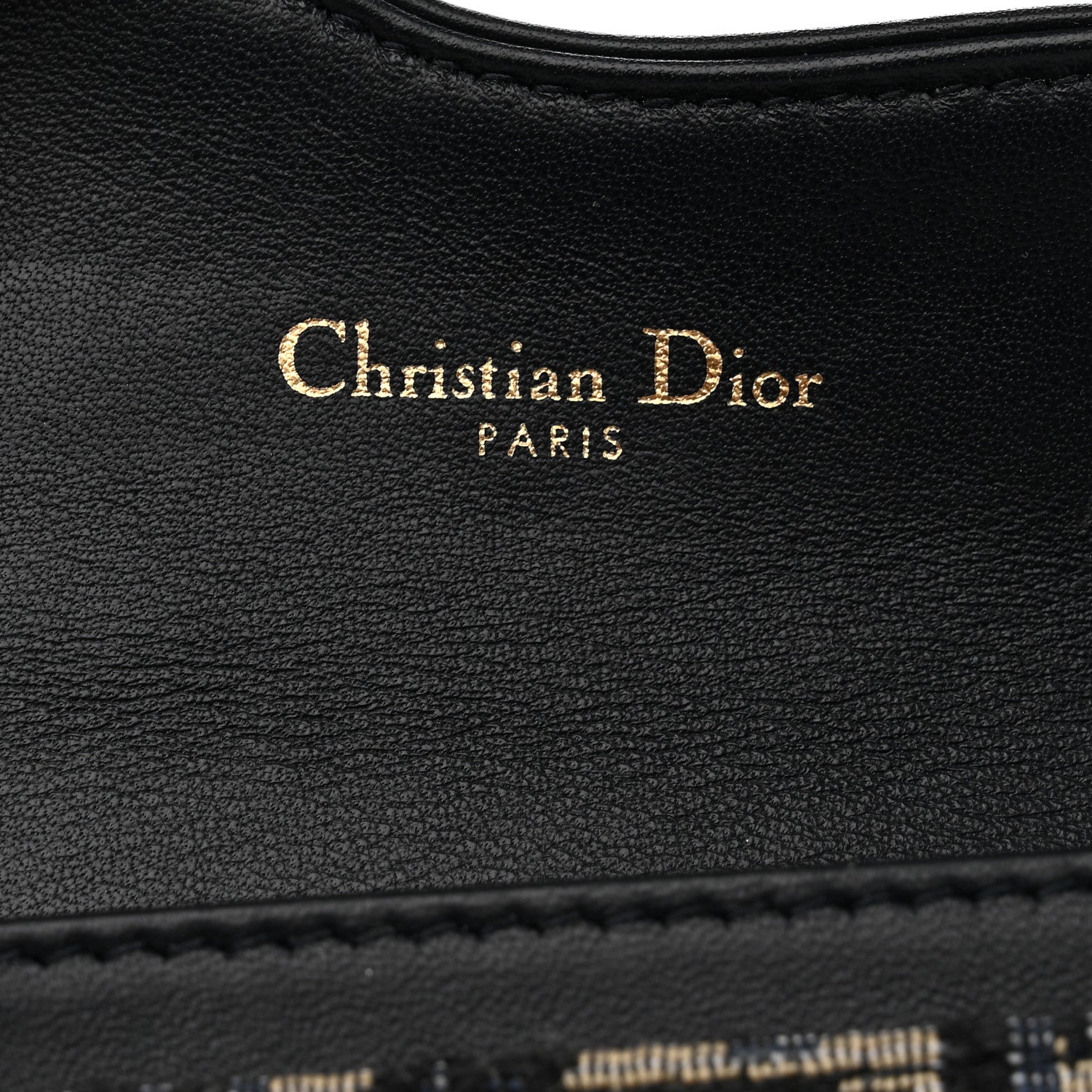 Christian Dior Oblique Saddle Card Holder Blue 5 of 8