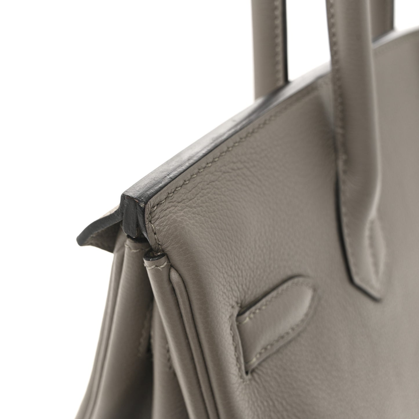 Taurillon Novillo Birkin 30 Gris Asphalte