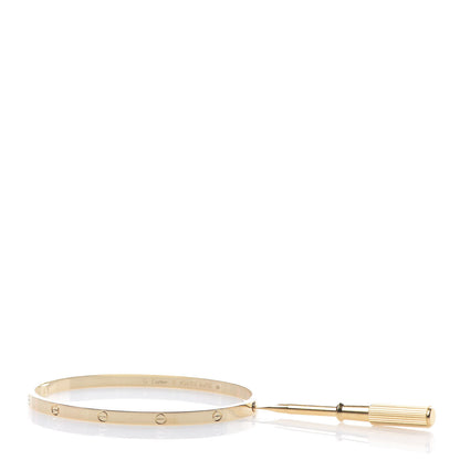 Cartier 18K Yellow Gold Small LOVE Bracelet 18 4 of 6