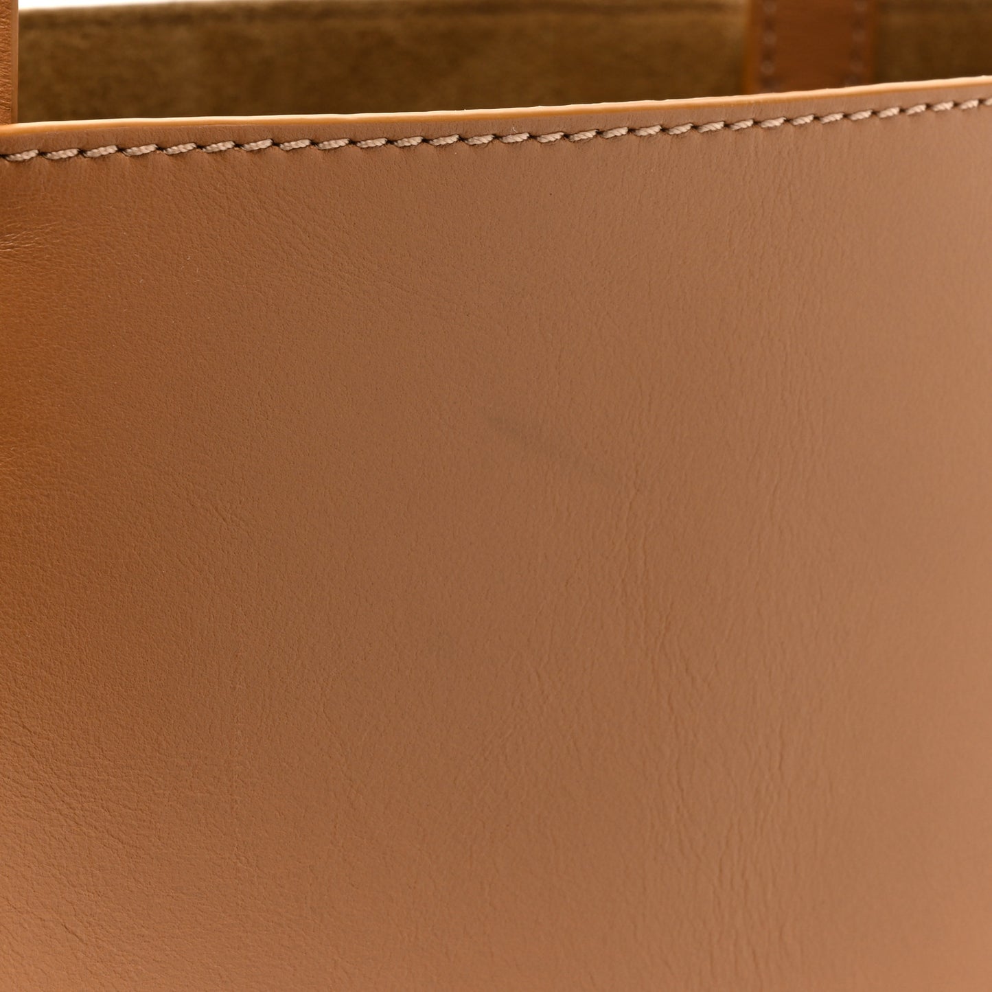 Shiny Calfskin Medium Puzzle Fold Tote Warm Desert