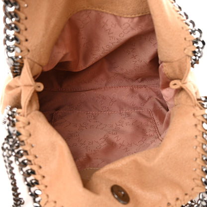Stella McCartney Shaggy Deer Mini Falabella Fold Over Tote Beige 4 of 9