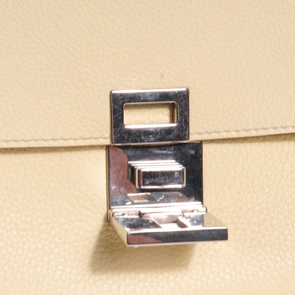 Celine Drummed Leather Suede Medium Trapeze Butter 6 of 9
