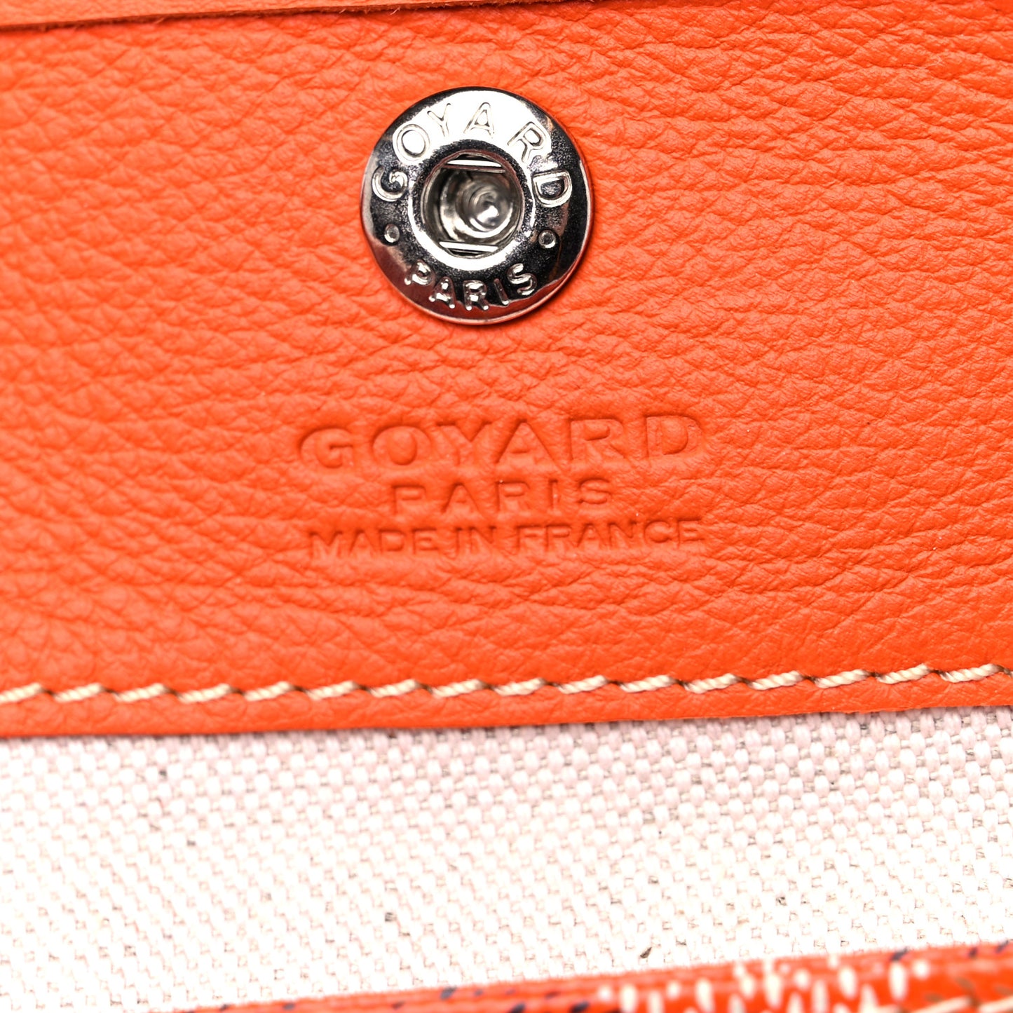 Goyardine Reversible Mini Anjou Orange