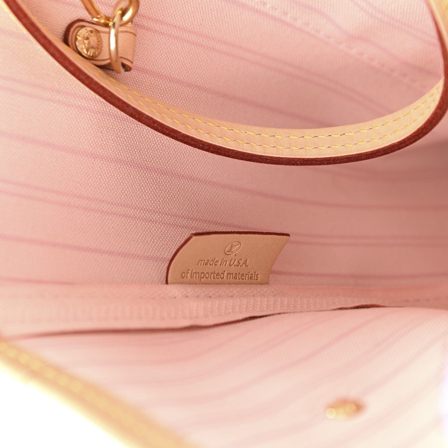 Louis Vuitton Damier Azur Neo Neverfull MM Rose Ballerine 8 of 12