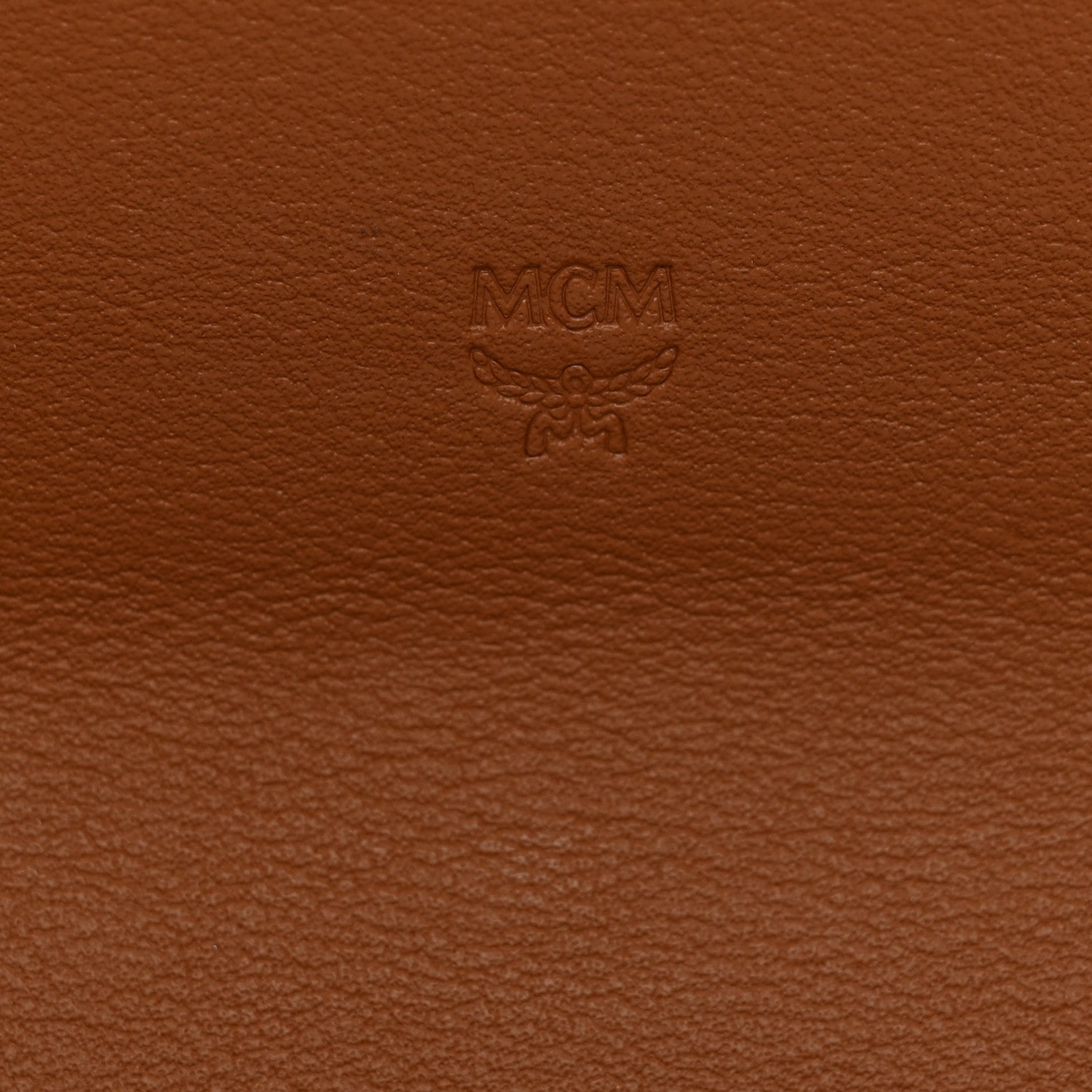 MCM Visetos Large Patricia Love Patch Wallet On Chain Cognac 6 of 10